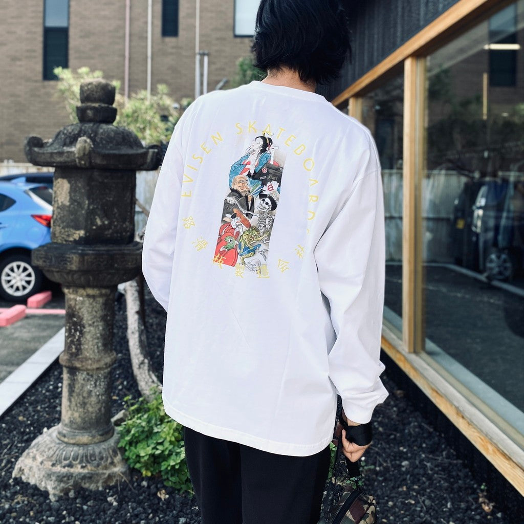 HYAKKI YAENZU LS TEE #White [26FW_T02]