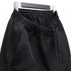 EMBROIDERD LOGO STRECH NYLON EASY SHORTS #BLACK [CCC-261P005]