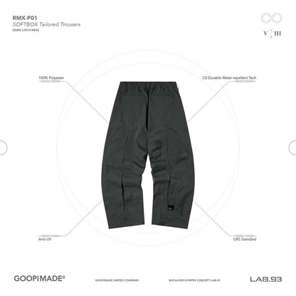 「RMX-P01」 SOFTBOX Tailored Trousers #DARK LOCH-NESS [GOOPI-24AW-DEC-01]