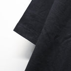 WASHED HEAVY WEIGHT CREW NECK T-SHIRT ( TYPE-11 ) #BLACK-RED [26SS-WMT-WT12]