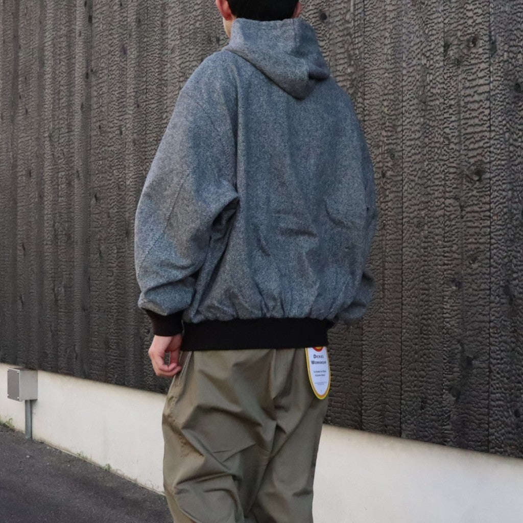 Tweed Hooded Active Jacket #Grey [SD26F-JK02]