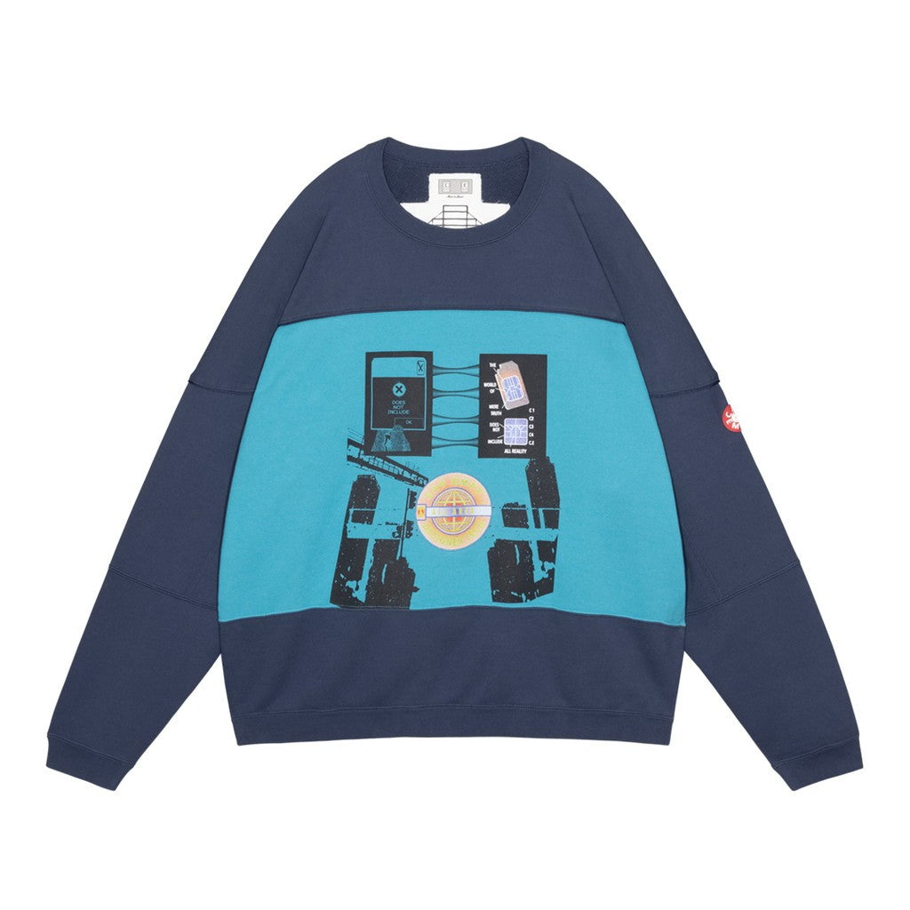 MERE TRUTH CREW NECK #NAVY [CES30CS04]