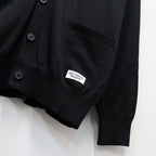 COTTON KNIT CARDIGAN ( TYPE-1 ) #BLACK [26FWE-WMK-KN03]