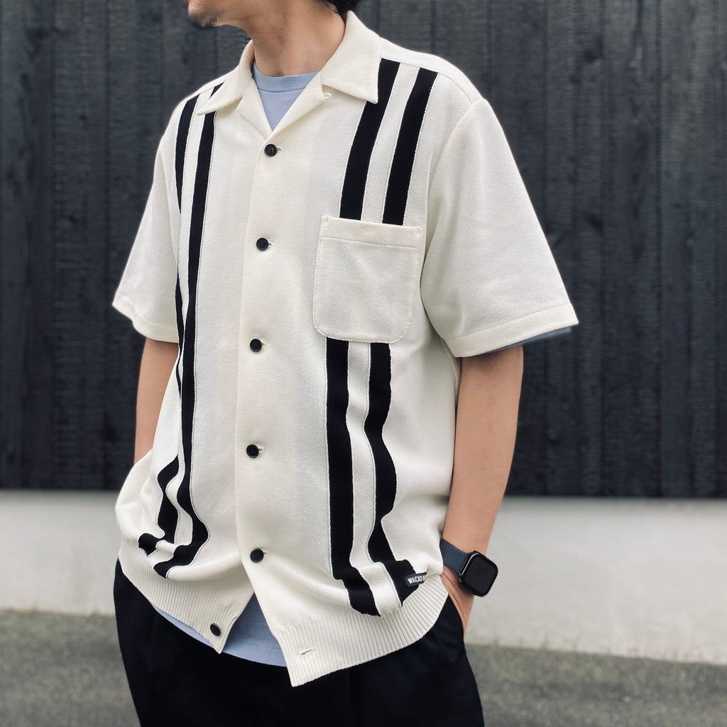 KNIT SHIRT ( TYPE-1 ) #WHITE [26SS-WMK-KN01]