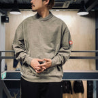 OVERDYE OVERLAP LIGHT CREW NECK #BROWN [CES27CS20]