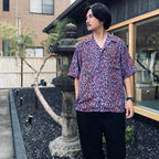HAWAIIAN SHIRT S/S ( TYPE-4 ) #PURPLE [26SS-WMS-HI06]