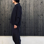 EVD1 Half Zip Polo Shirt #Black [GOOPI-26AW-SEP-02]