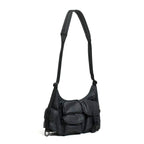 MULTI POCKETS SHOUDER BAG SMALL #BLACK 2 [BCL-85]