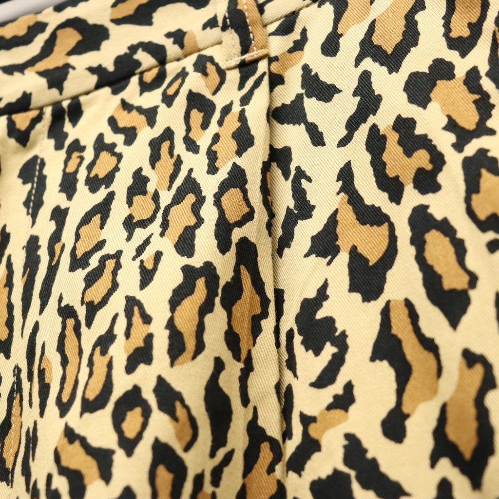 DICKIES | LEOPARD PLEATED SHORT TROUSERS #BEIGE [26SS-WMP-DC03]