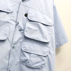 TECH MULTI TOOL POCKET SHIRT S/S SOLID #ICEBLUE [BE-86026]