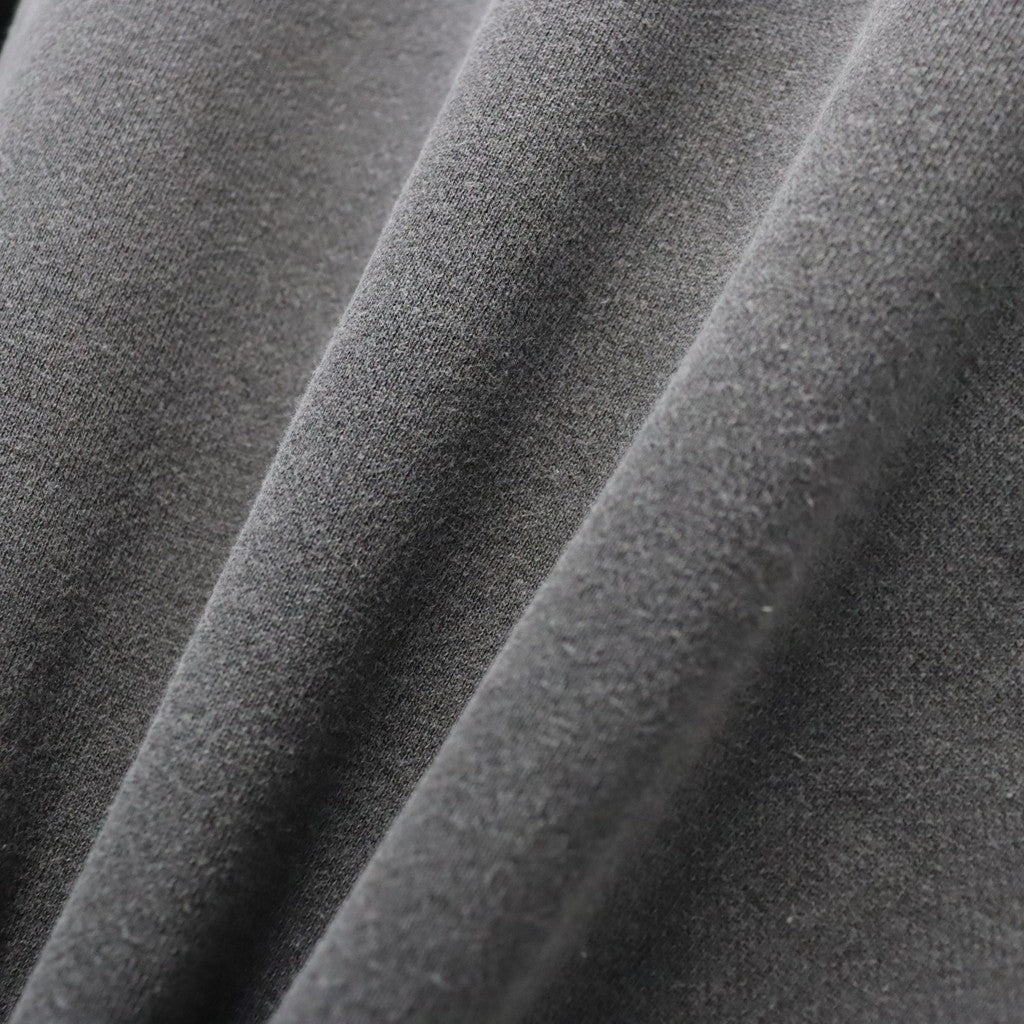 WASHED MIDDLE WEIGHT CREW NECK SWEAT SHIRT ( TYPE-2 ) #GRAY/BLACK [26FWE-WMC-SS04]