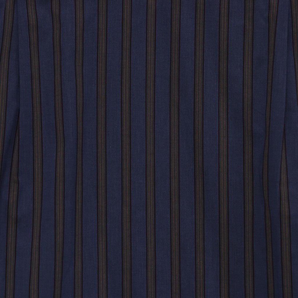 條紋開領襯衫 短袖（TYPE-2）#海軍藍 [25SS-WMS-OC04]