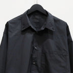TECH BUTTON DOWN SHIRT L/S #BLACK [BE-80025]