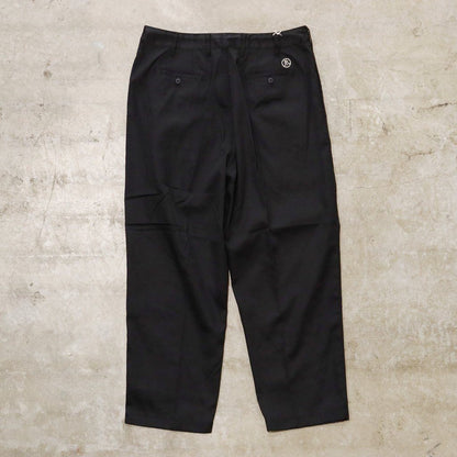 TWILL BOHEMIAN PANTS #BLACK [24FW-B06]