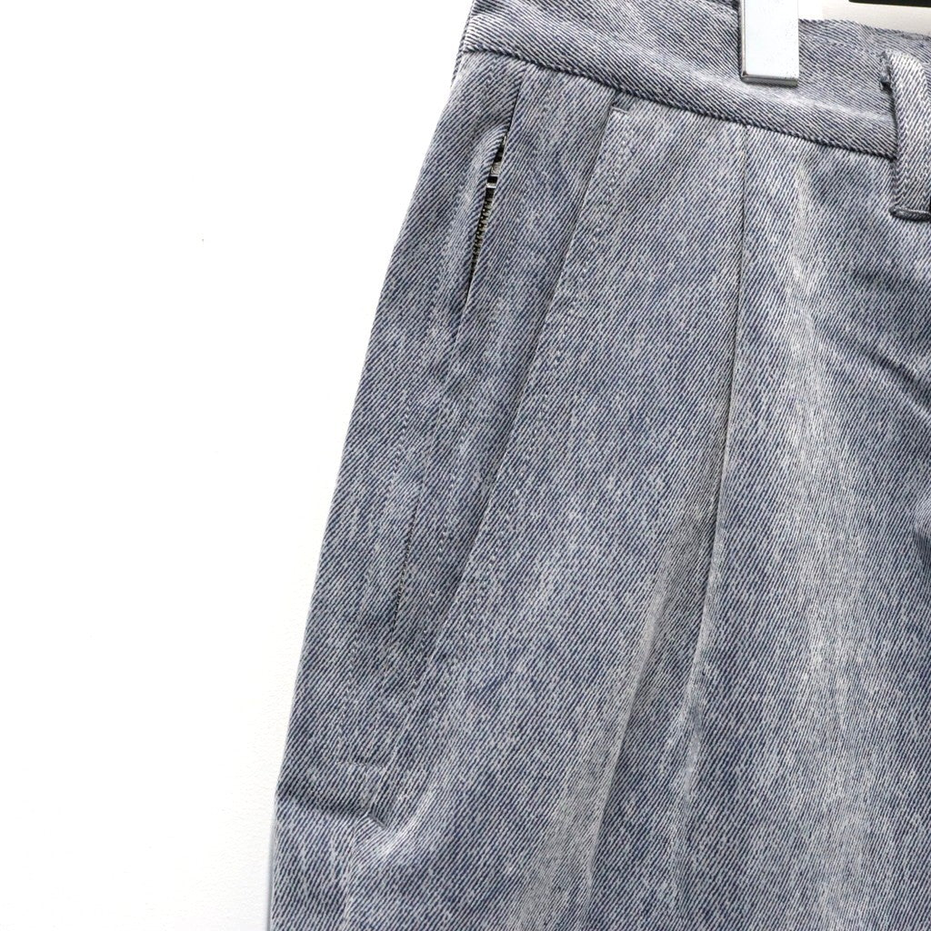 FLOCKY DENIM BALLOON PANTS #Blue [FW26-B10]