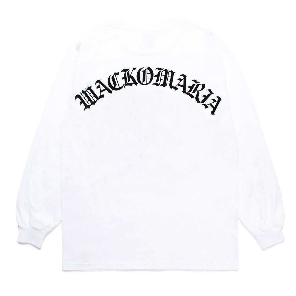 CREW NECK LONG SLEEVE T-SHIRT ( TYPE-1 ) #WHITE [24FW-WMT-LT04]