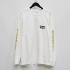 WASHED HEAVY WEIGHT CREW NECK LONG SLEEVE T-SHIRT ( TYPE-4 ) #WHITE [25SS-WMT-LT04]