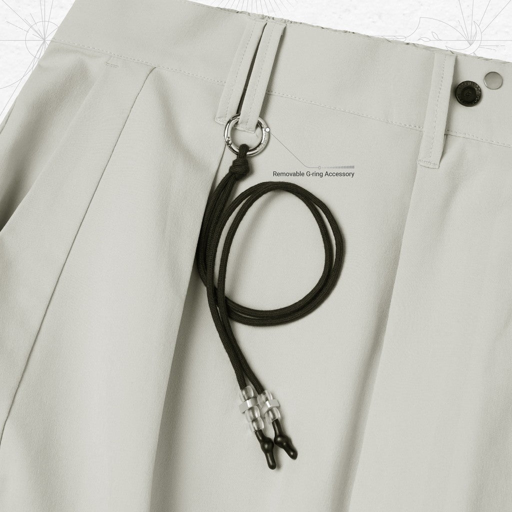P-7S 「防風剪」實用錐形褲 #BONE [GOOPI-24SS-JUN-01]