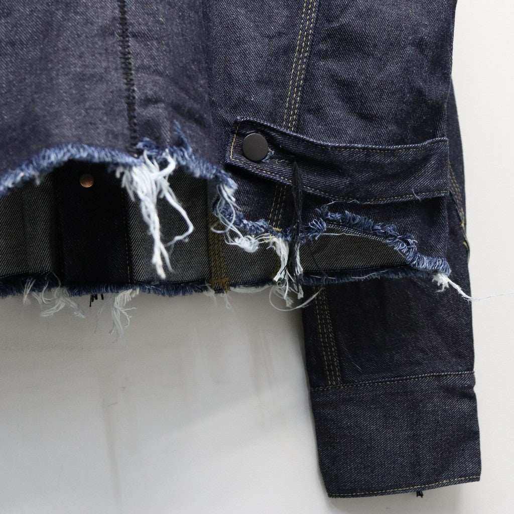 Deconstructed Denim Tracker(KOJIMA) #INDIGO [M-P3-LO5]