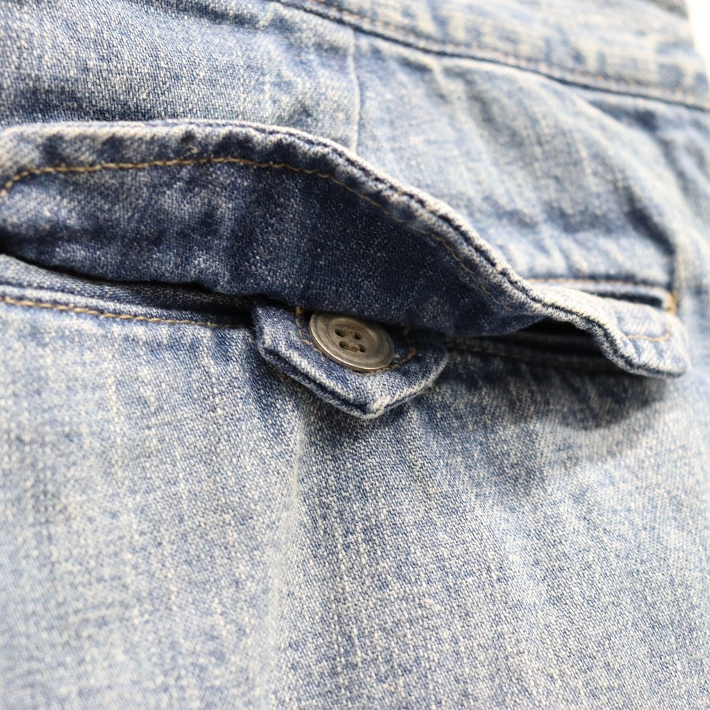 US ARMY DENIM SHORTS AGED #INDIGO [BW261-UADS]