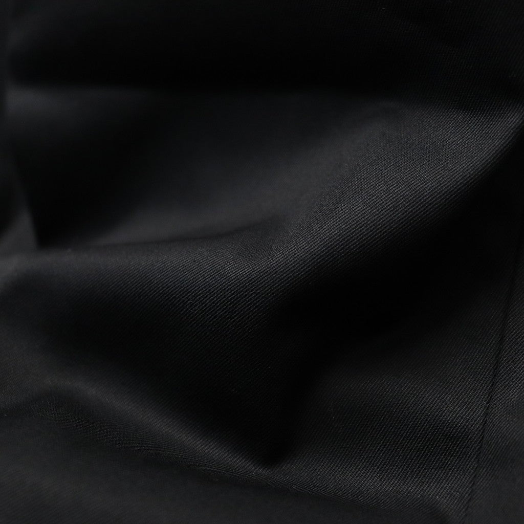 DOUBLE PLEATED CHINO TROUSERS #BLACK [26SS-WMP-PT12]