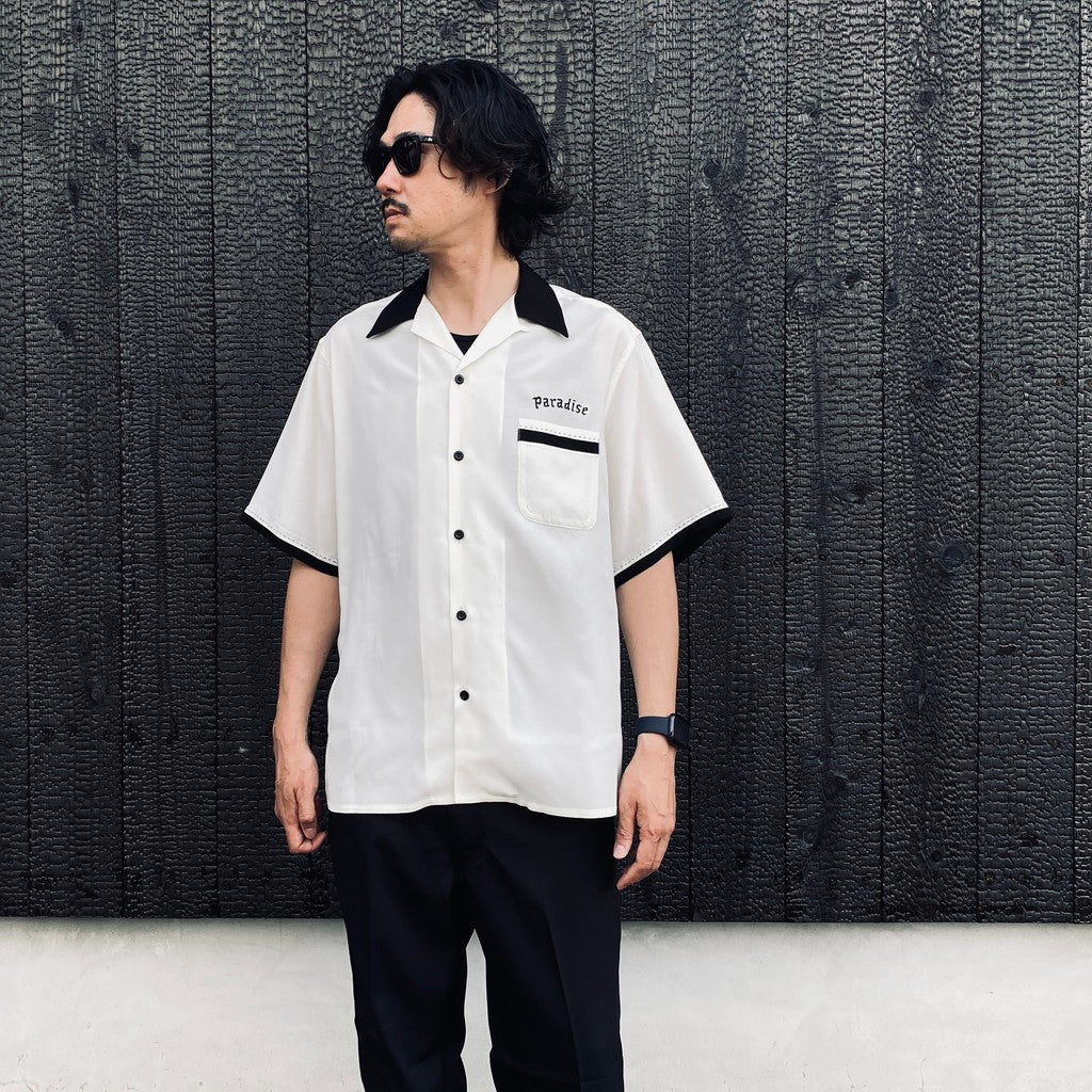 SWITCHING SHIRT S/S ( TYPE-2 ) #WHITE [26SS-WMS-OC08]