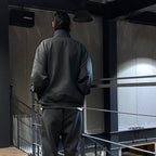 TECH SWEAT STAND ZIP-CARDIGAN #CHARCOAL [BE-54024W]