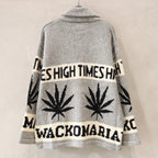 HIGHTIMES | COWICHAN SWEATER #GRAY [HIGHTIMES-WM-KN04]