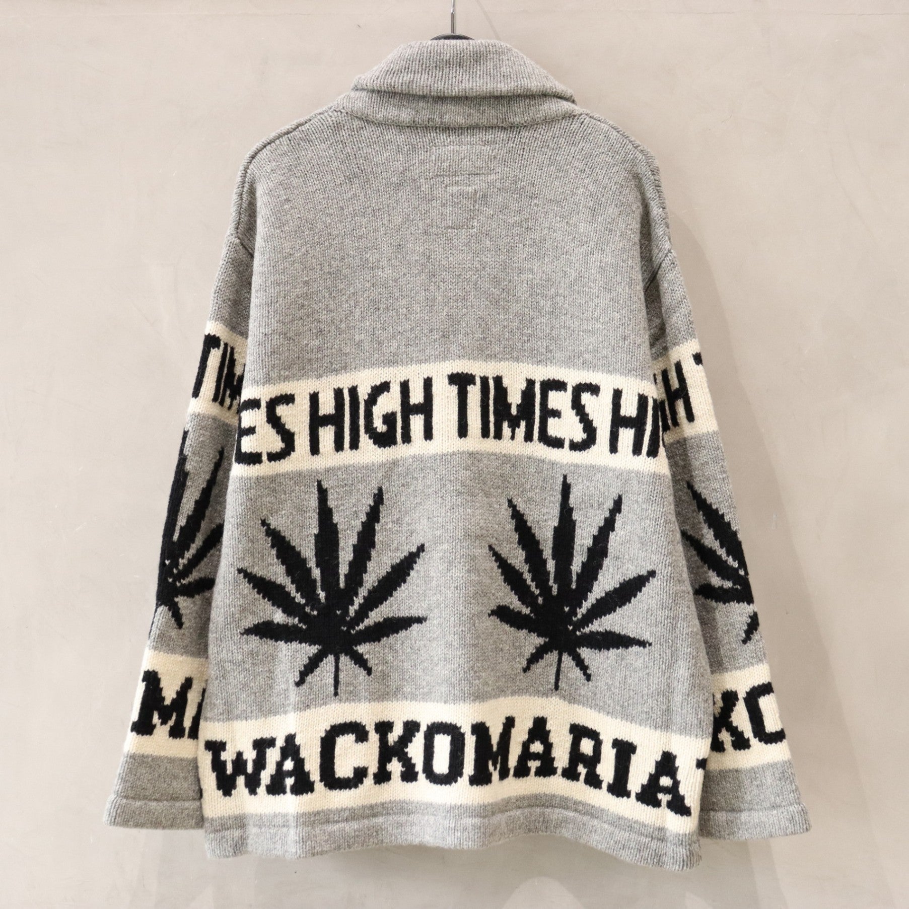 HIGHTIMES | COWICHAN SWEATER #GRAY [HIGHTIMES-WM-KN04]