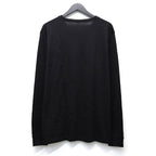 MERINO WOOL UNDER WEAR LONG T-SHIRT (LONG SLEEVE) #BLACK [TAION-U03MWMT]