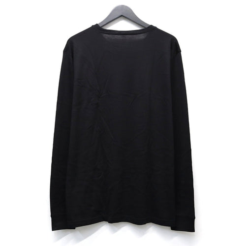 MERINO WOOL UNDER WEAR LONG T-SHIRT (LONG SLEEVE) #BLACK [TAION-U03MWMT]