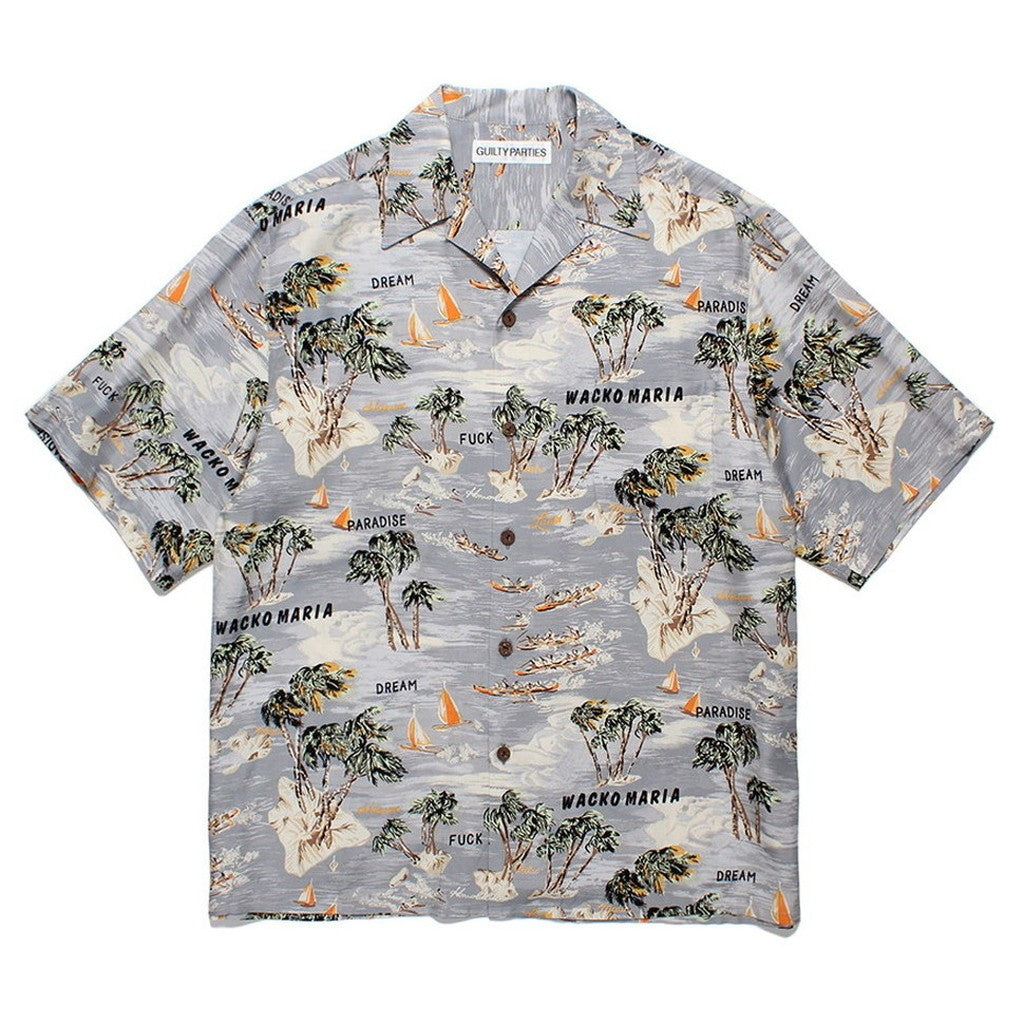 HAWAIIAN SHIRT S/S -TYPE 1- #GRAY [24SS-WMS-HI01]