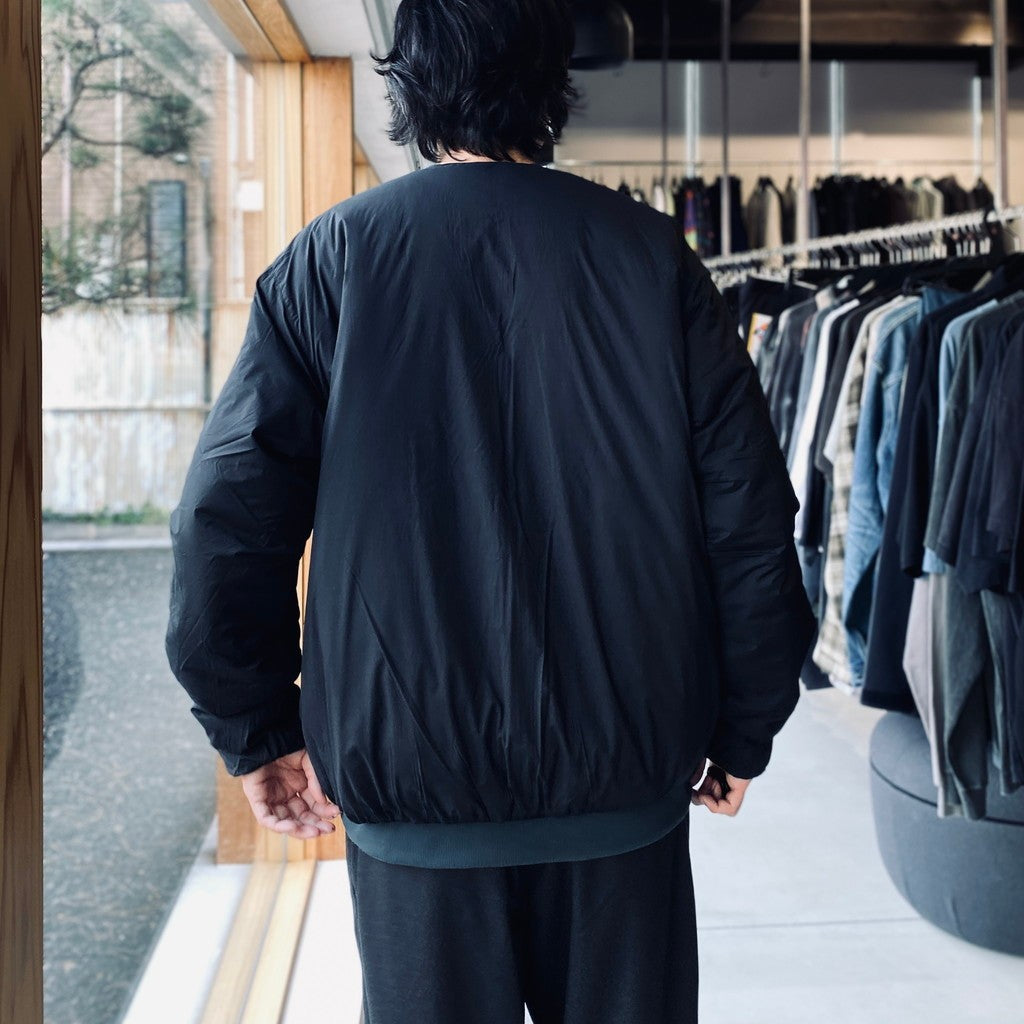 TECH PERTEX REVERSIBLE HIKER CARDIGAN (3M撥水中綿) #BLACK [BW-21026W]