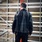 LEATHER JACKET #BLACK [25SS-WMO-BL01]