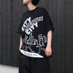 COTTON T-SHIRT_V.A #BLACK [CCC-263T007]