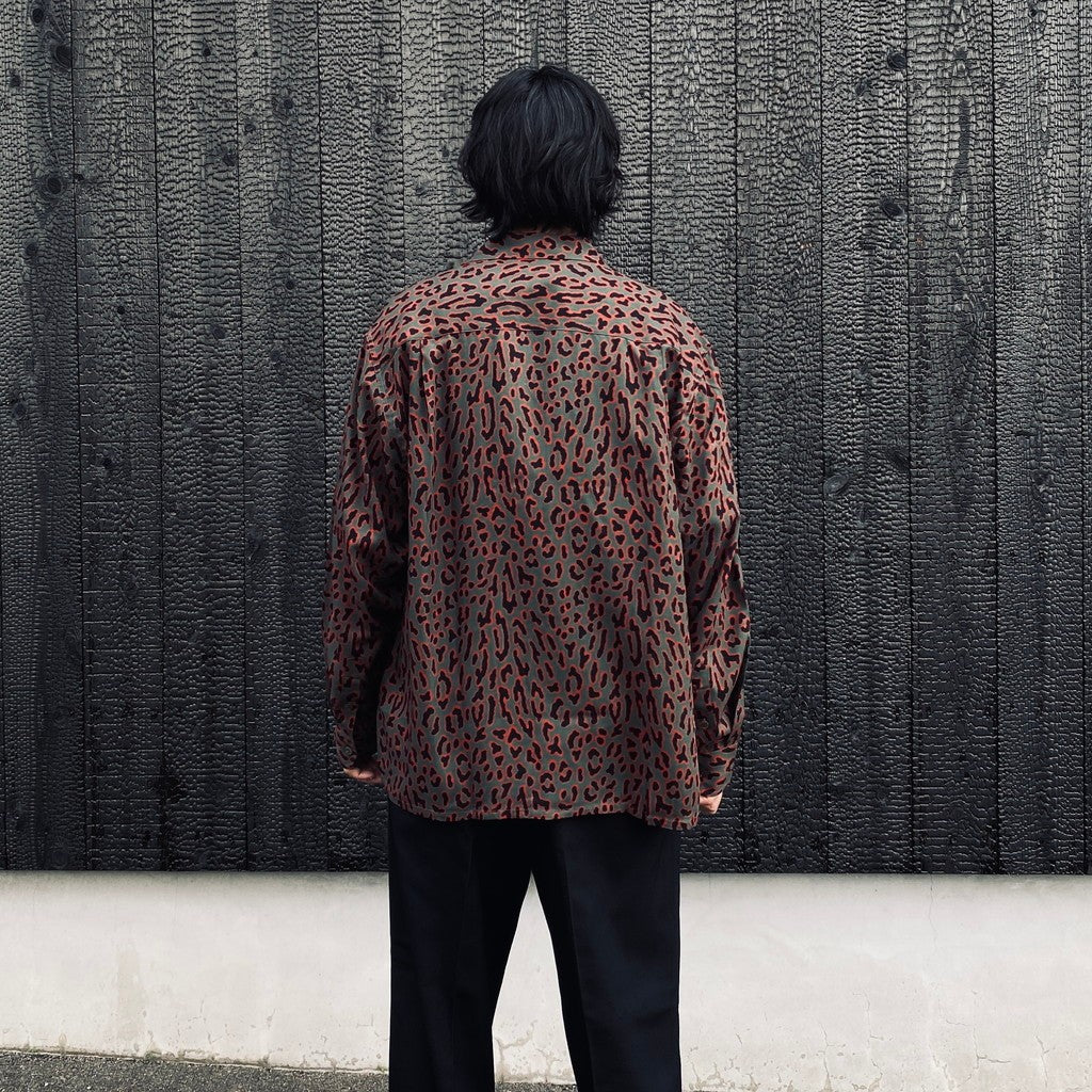 HAWAIIAN SHIRT L/S ( TYPE-1 ) #CHARCOAL [26FW-WMS-HI01]
