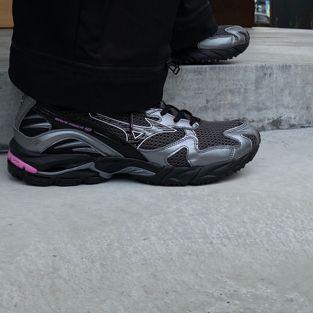 WAVE RIDER 10 #CHARCOAL / BLACK / PINK [D1GA261D]