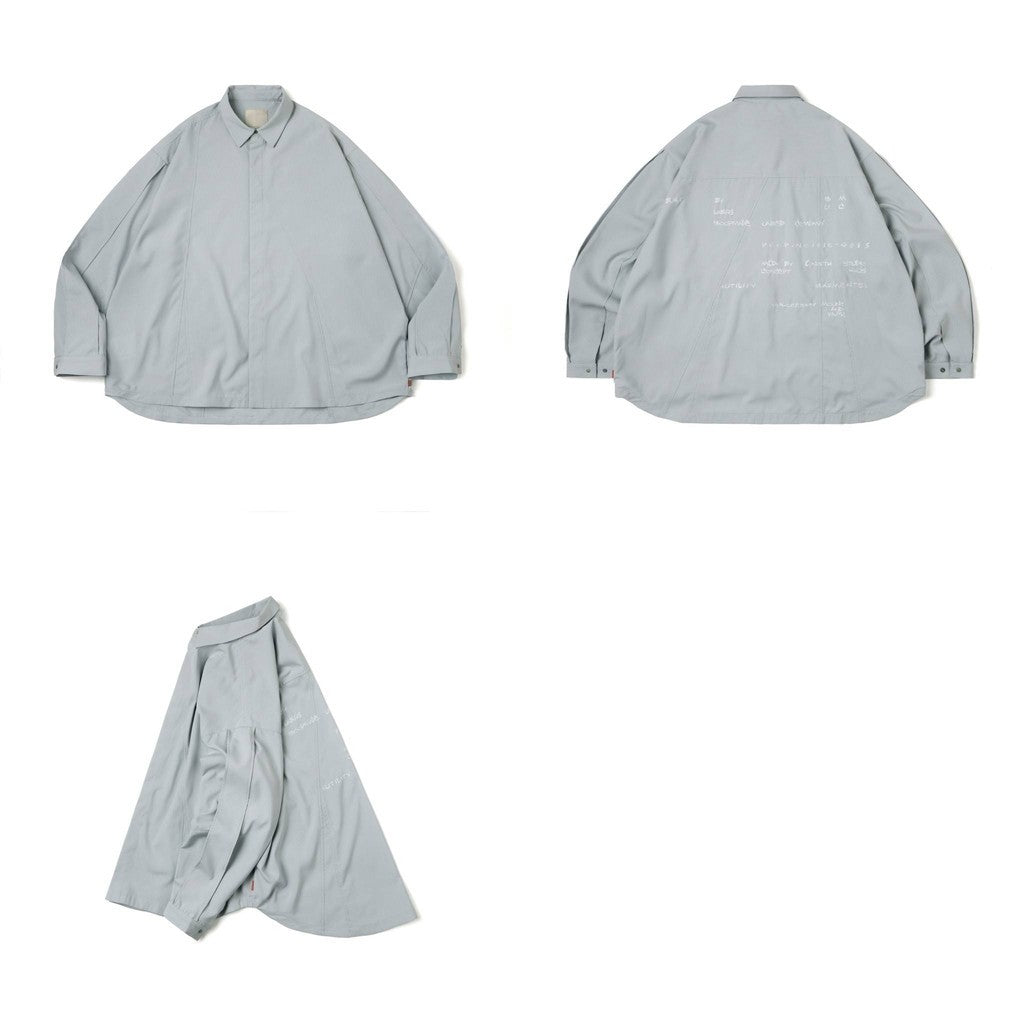 「MA-Z3」 Mode Architekt Embroidered Shirt #L-GRAY [GOOPI-24AW-OCT-01]