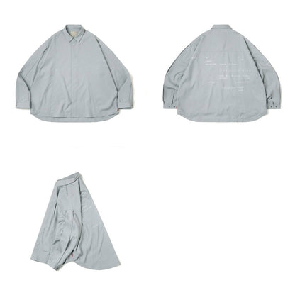 「MA-Z3」 Mode Architekt Embroidered Shirt #L-GRAY [GOOPI-24AW-OCT-01]