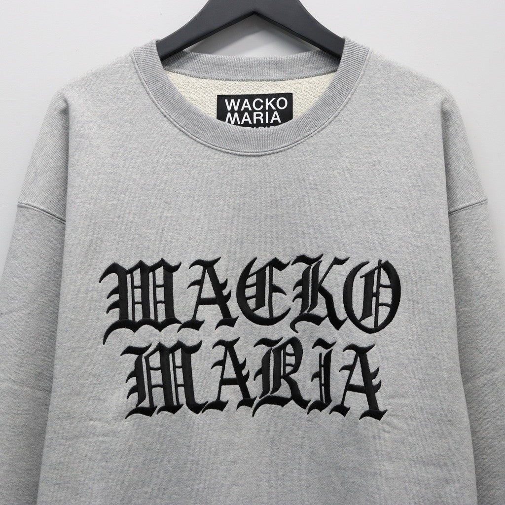 HEAVY WEIGHT CREW NECK SWEAT SHIRT #GRAY [25FW-WMC-SS05