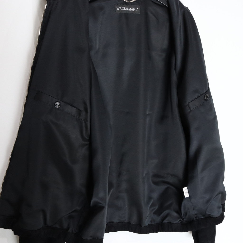 SUEDE LEATHER 50'S JACKET ( TYPE-1 ) #BLACK [25SSE-WMO-BL03]