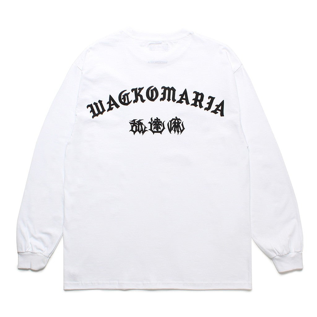 舐達麻 | HIGHTIMES | CREW NECK LONG SLEEVE T-SHIRT #WHITE [NMD-HIGHTIMES-WM-LT01]