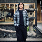 D.D. SHELL HOODED DOWN JACKET #871 ORION BLUE [21CMOW702A -26FWM]