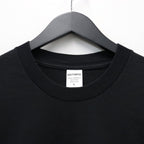 WASHED HEAVY WEIGHT CREW NECK LONG SLEEVE T-SHIRT ( TYPE-2 ) #BLACK [26FW-WMT-LT02]