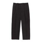DOUBLE PLEATED CHINO TROUSERS ( TYPE-1 ) #BLACK [26FWE-WMP-PT01]