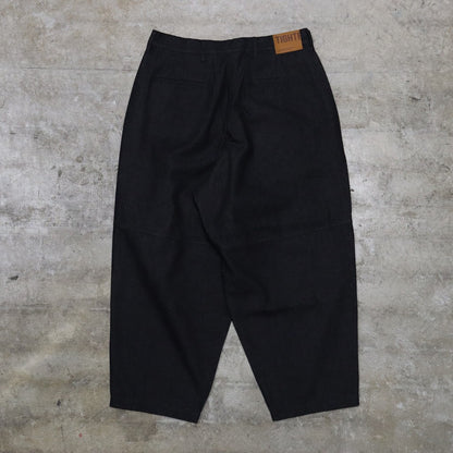 DENIM BALLOON PANTS #BLACK [FW24-B03]