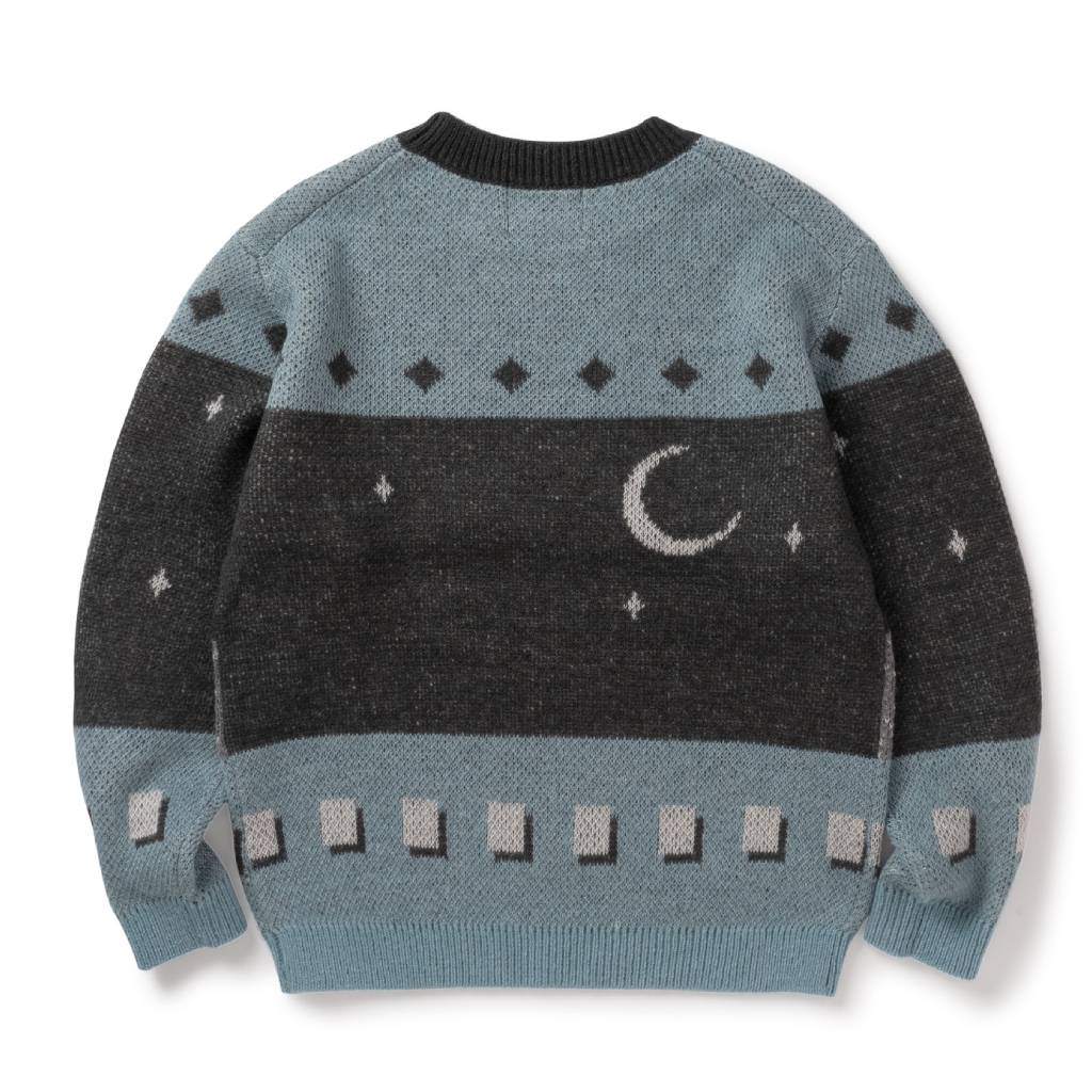 HIGHWAY 圓領毛衣 #藍色 [SC2420-KN05]