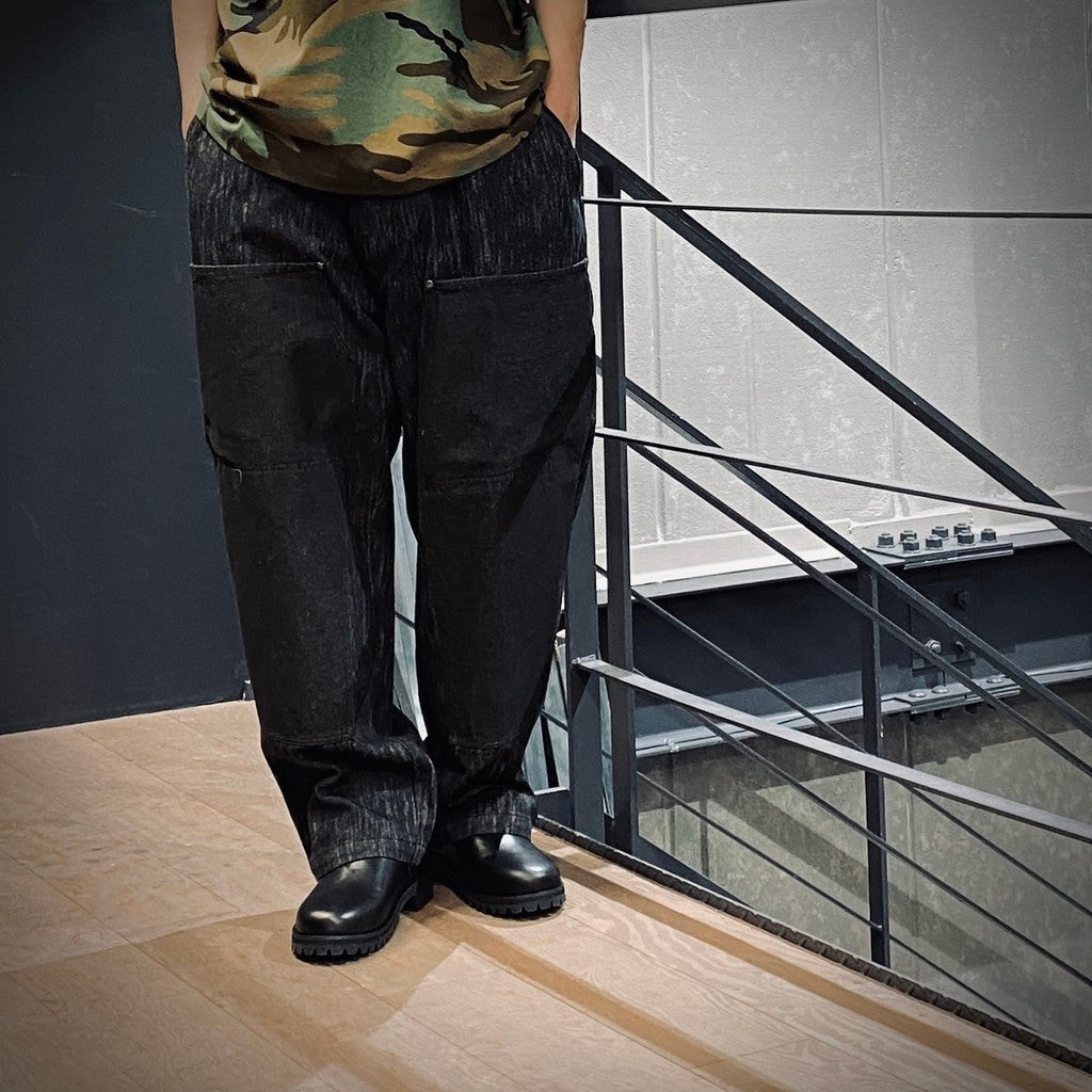 NIKOLA PAINTER 牛仔布 #黑色 [25SS-B03]