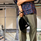 天鵝絨肩包 #黑色 [24FWE-WMA-BG01]