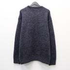 MIX MOHAIR CREW NECK SWEATER #PURPLE [26FW-WMK-KN03]